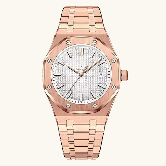 Lorance™ Royal Genève 41mm - Or Rose / Glace
